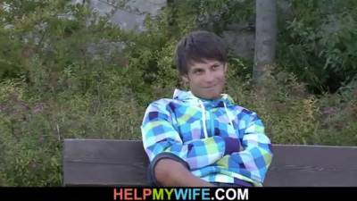 Kinky guy sells his hot wife to a horny stranger who desperately needed a good fuck - sunporno.com