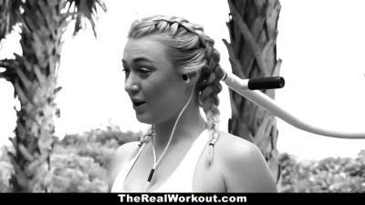 Natalia Starr - Fitness Vlogger Fucked By Camera Crew With Natalia Starr - hclips.com