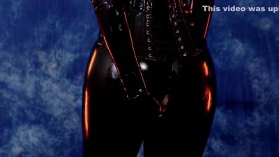 Arya Grander - Arya Grander In Latex Rubber Catsuit Tease By Fetish Model - upornia.com - Germany