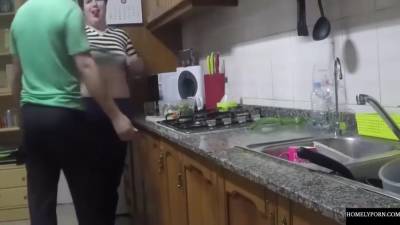She Has Arrived From Shopping And They Fuck In The Kitchen 25 Min - hclips.com