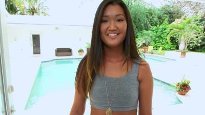 Seth Gamble - Asian Amy Parks getting fucked hard and receiving a huge cum fiesta load - sunporno.com