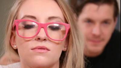 Blair Williams - threesome with lesbians in glasses - sunporno.com