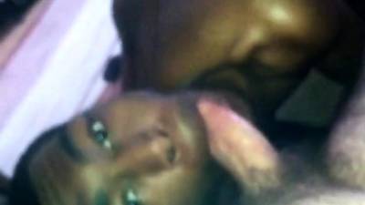 Black Bitch Swallows White Thug Cum - nvdvid.com