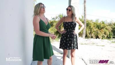 Cory Chase Shows Nikki Brooks Her Mansion in the Nude - txxx.com