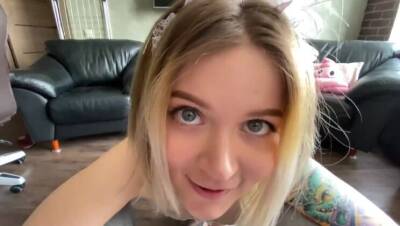 Bunny - Easter bunny gives a nice blowjob POV - veryfreeporn.com