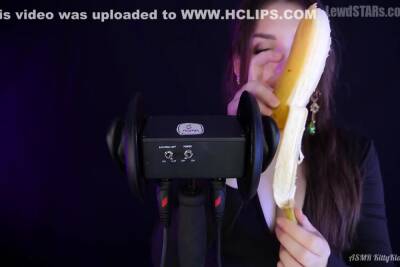 Kittyklaw Asmr Banana 3 Dio Licking Mouth Sounds Video - hclips.com