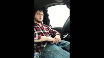 Jerking cock while driving in my car - drtuber.com