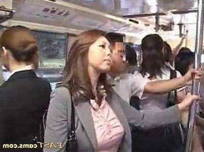 Open Japanese cock in the bus - sunporno.com - Japan