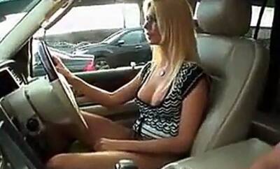 flashing in car masturbation - sunporno.com