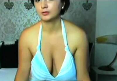 MILF with huge boobs and big areolas teasing - drtuber.com