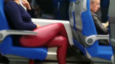 Stranger Jerked and suck me in the train - sunporno.com