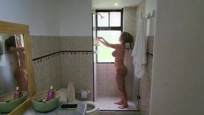I Surprise My Stepbrother Spying On Me In The Bathroom My Stepfather Almost Discovers Us Fucking - upornia.com