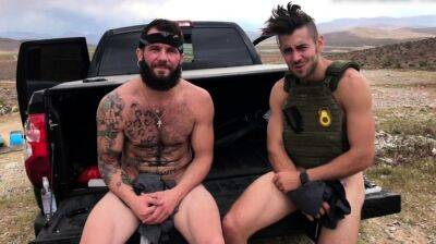 Hairy stud breeded outdoors after bj - drtuber.com