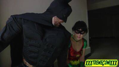 Superheroine Robyn Captured And Forced To Fuck Batman - upornia.com