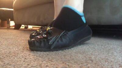 Socks And Moccasins Frieda Ann Foot Fetish - hclips.com