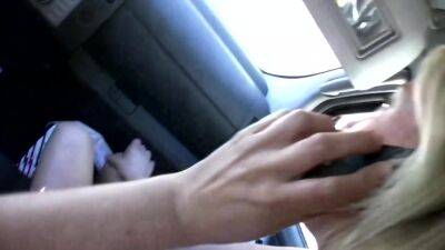 A Great Blowjob In The Car! - upornia.com - Spain