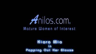 Kiara Mia - Popping Out Her Blouse - drtuber.com