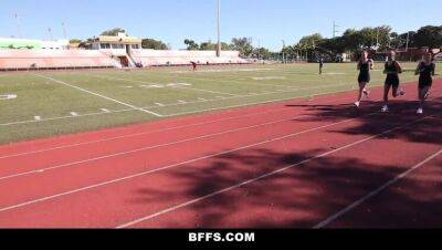 BFFS - Track Girls Fuck Each Other After Practice - porntry.com