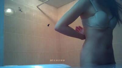 Charming asian naked in the shower - voyeurhit.com