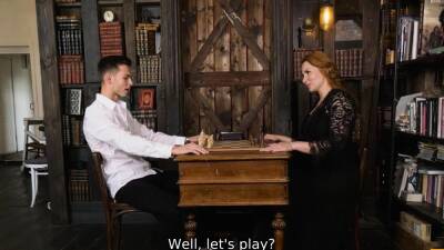 MATURE4K. Mature redhead loses chess game - nvdvid.com - Russia