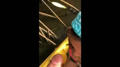 Asian Blowjob & Cumshot on a Kayak - pornoxo.com