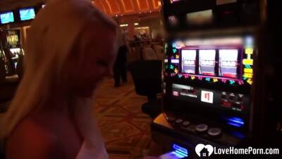 Picking Up A Hot Babe At The Casino - upornia.com