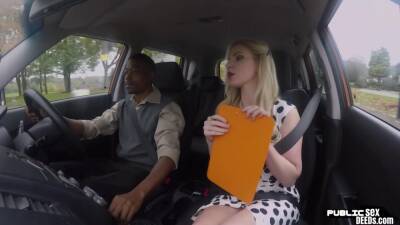 Busty British driving babe ***gystyle pounded by black guy - txxx.com - Britain