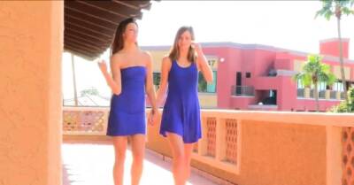 Lookalikes in Blue Dresses - nvdvid.com