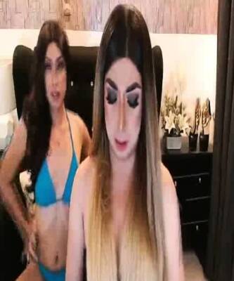 Two Hot Shemales Having A Masturbation On live - drtvid.com