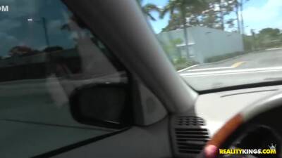 Naiomi Mae In Street Blowing Off - Good Job 1 - hclips.com