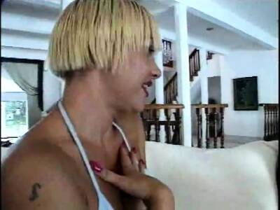 Short haired blonde Gina Vice takes on Luciano - icpvid.com