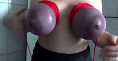 Slap them purple titties! - icpvid.com