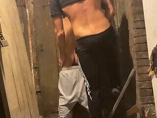 Twink gets a big dick in the basement xhCtfb - pornoxo.com