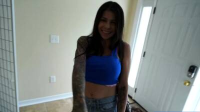 Casting with a huge tits petite latina - drtuber.com