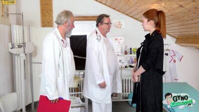 Kaira Love - Ginger Teen Girl Fucked By Old Pervert Gynecologist - upornia.com - Czech Republic