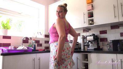 AuntJudys - Hot BBW MILF Charlie Rae - Naughty Kitchen Fun - sunporno.com - Britain