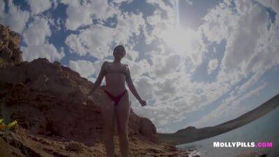 Molly Pills - Hard Public Beach Fucking Pov - Young With Molly Pills - upornia.com