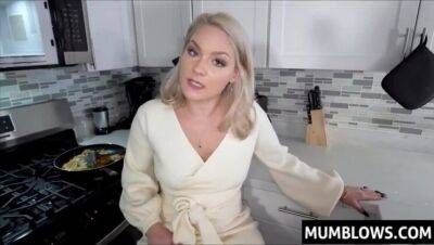 Stepson grabs Stepmoms ass while shes cooking - veryfreeporn.com