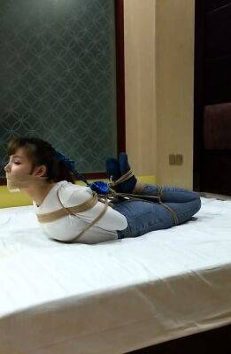 chinese bondage - hogtied - drtuber.com - China