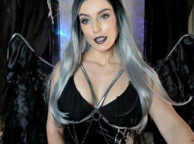 Angel - The Dark Angel Teases - fetish goth girl - sunporno.com