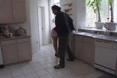 Eager Blonde Sucks Studs Tool And Rides Him In The Kitchen - upornia.com - Usa