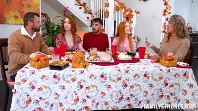 Arietta Adams - Cherry Fae, Arietta Adams And Misty Meaner - A Thanksgiving Tie Breaker - upornia.com