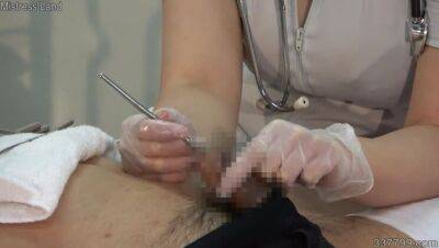 Japanese nurse shoves urethral bougie into patient's penis - veryfreeporn.com - Japan