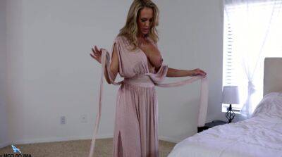 Brandi Love - Bombshell - Early in the morning busty horny wife Brandi Love prefers to masturbate - sunporno.com - county Early