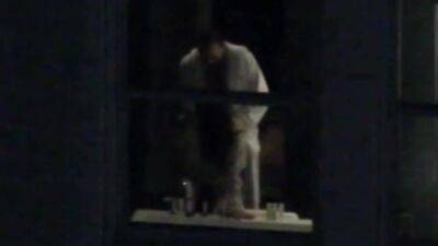 Fucking at the Hotel Window - voyeurhit.com