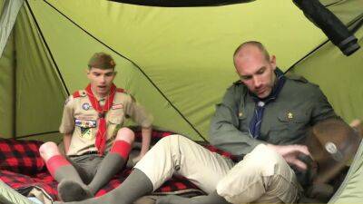 Boyscout's cute little ass utterly dwarfed by HUGE cock - drtuber.com