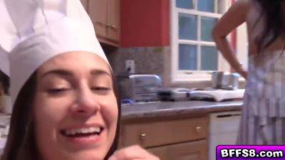 Busty Chefs Spreading Their Pussies - videomanysex.com