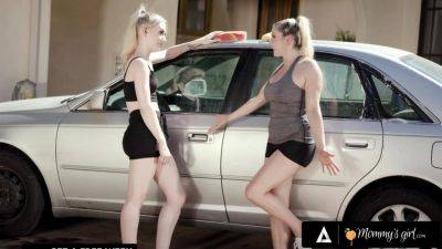 Christie Stevens - MOMMY'S GIRL - Naughty Christie Stevens & Her Stepdaughter Sexualize Their Car Wash For More Sales - txxx.com