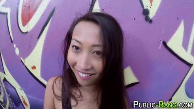 Asian Slut Rimmed Outdoor - videomanysex.com