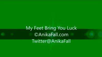 Anika Fall - My Feet Bring You Luck - drtuber.com